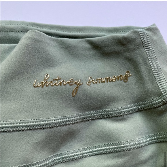 Gymshark Whitney Simmons Miss Green Leggings size L - Picture 4 of 6